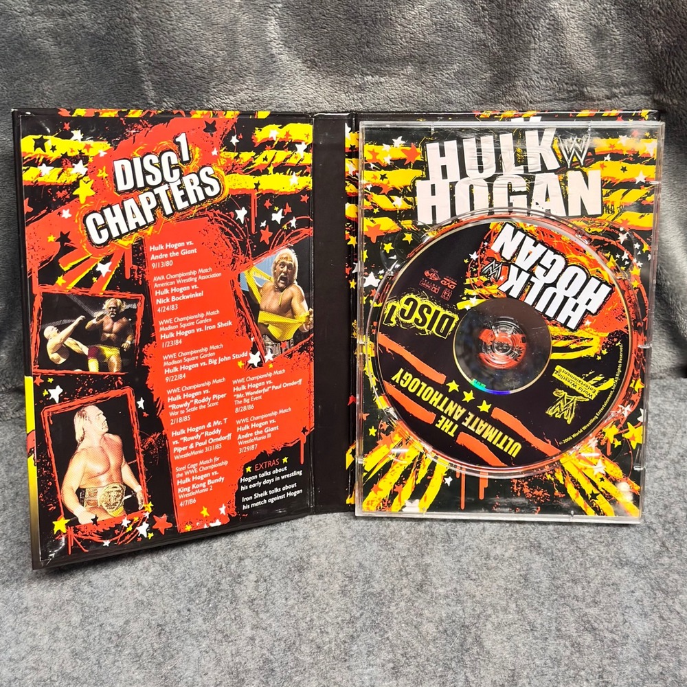 WWE Hulk Hogan The Ultimate Anthology 3-Disc DVD Box Set Wrestling 2006 - Picture 4 of 11